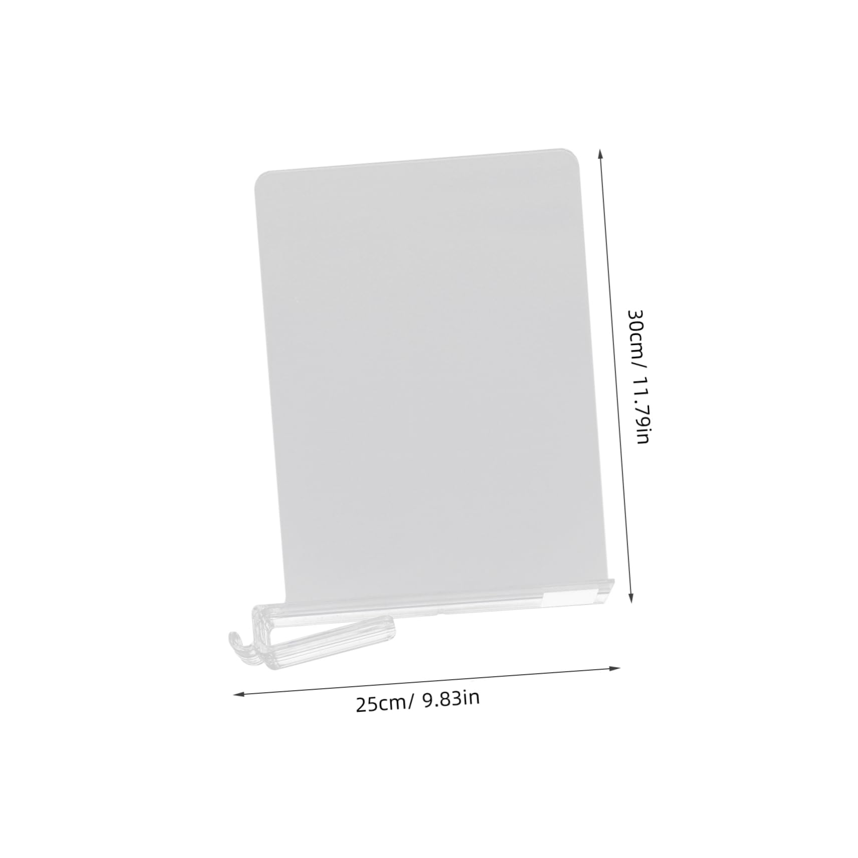 Mipcase 2 Separadores Transparentes para Armario y Estantes, ABS, sin Clavos, para Ordenar Ropa y Maximizar Espacio en Casa U Oficina