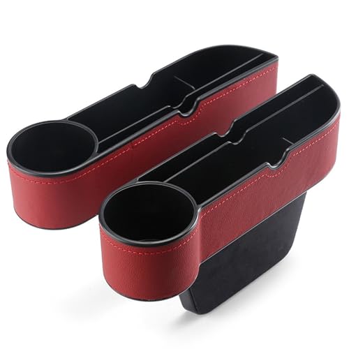 Scatola Portaoggetti per Seggiolino Auto per Mercedes Benz GLC SUV X254 X253 GLC 53 43/GLC 200 220 260 300 400 Organizer per riempire Gli spazi Vuoti dei sedili 'Auto,Burgundy-2pcs