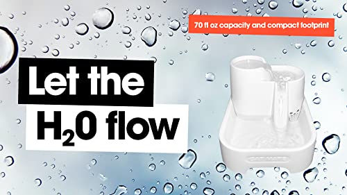 Cat Mate 3-Level, 70 Fl. Oz. Pet Fountain - Bpa And Bht Free With 3-Stage Filter And Low Voltage Pump #TOP4