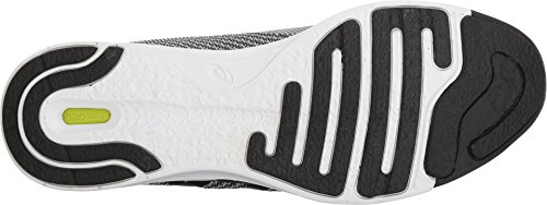 ASICS Men's fuzeX Knit, Carbon/Black/White, 15 D3