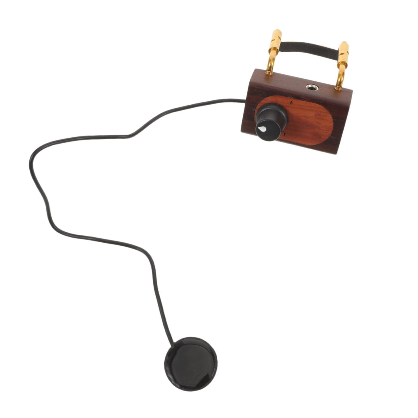 BESTonZON Akustyczny Mikrofon Do Skrzypiec bez Wiercenia Wzmacniacz Dźwięku dla Gitary Mandoliny Banjo i Ukulele Przenośny Pickup Do Scenicznych Występów i Nagrań
