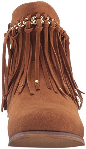 Jumping Jacks Girl's Sierra Western Boot, Saddle Tan Micro Suede, 35 EU(3 M US Little Kid)2