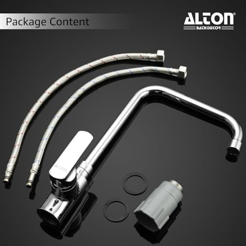 Image of ALTON FAM3455-UL, Single Lever Kitchen Sink Mixer with Swivel Spout | Kitchen Sink Tap | Faucet | Mixer