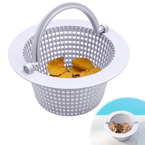 NCTNCX 16cm Skimmer Korb Pool Skimmer Sieb Skimmerkorb Für Effektive Poolreinigung Ersatz-Skimmerkorb Mit Griff für einfache Entnahme