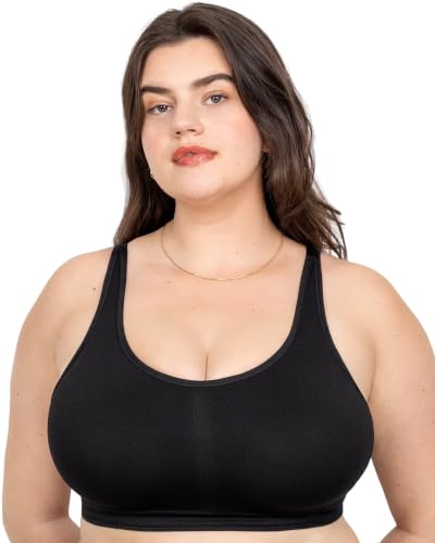 Image of Curvy Couture Women's Plus Size Wireless Bra - Seamless, Soft & Comfortable Fit