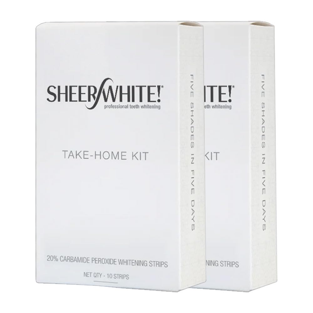 Sheer White Teeth Whitening Strips (Double Pack) (Double Pack)