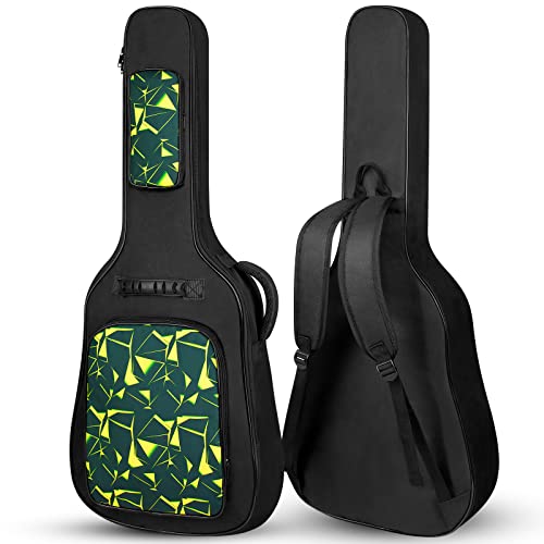 Housse de transport pour guitare acoustique de 99 à 104 cm, épaisseur de 0,9 cm, étanche avec deux poches, bandoulière… - Les Beatles, Paul McCartney, John Lennon, RIngo Starr, George Harrison Housse de transport pour guitare acoustique de 99 à 104 cm, épaisseur de 0,9 cm, étanche avec deux poches, bandoulière…