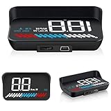 iKiKin M7 デュアルモード フロントガラス プロジェクター 車のヘッドアップディスプレイ 車とトラック用 OBD2 HUD ディスプレイ