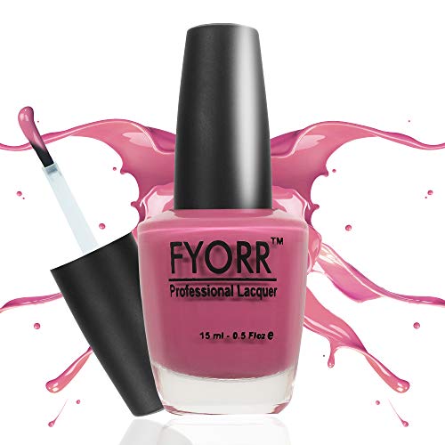 Image of Soft Pink Professional Nail Polish | Long Lasting, Quick Dry, Chip Resistant, High Shine Nail Paint | Smooth & Easy Application, Vibrant Trendy Shades for Women & Girls Party Daily Use 15ml
