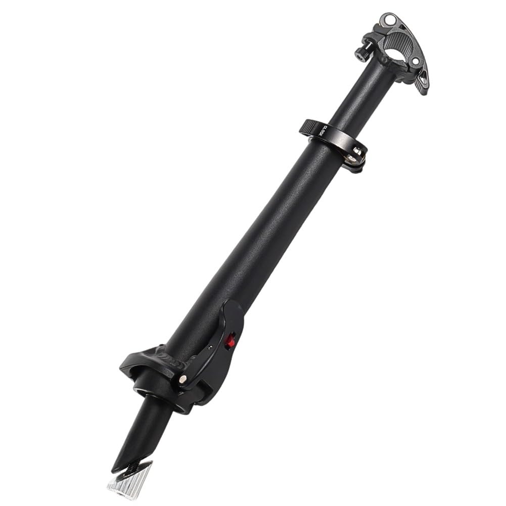 Regolabile Pieghevole per Manubrio Della Bicicletta Riser 28.6mm Bici Elettriche, Lega di Alluminio Attacco Anteriore con Regolazione Altezza, 270mm, Nero