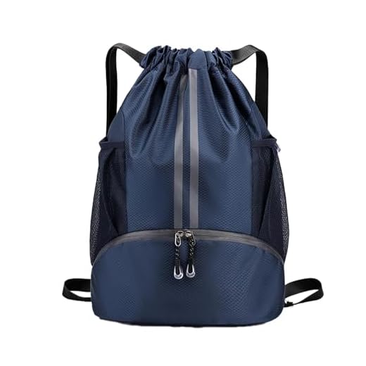 Mochila de futebol,Mochila de futebol para meninos, Mochila com cordão para futebol, Saco esportivo de separação úmida e seca com compartimento para sapatos, adequado para basquete, futebol, academia