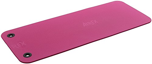 Gymnastiekmat Fitline 140 van Airex, 140 x 60 x 1,0 cm, roze, oogjes