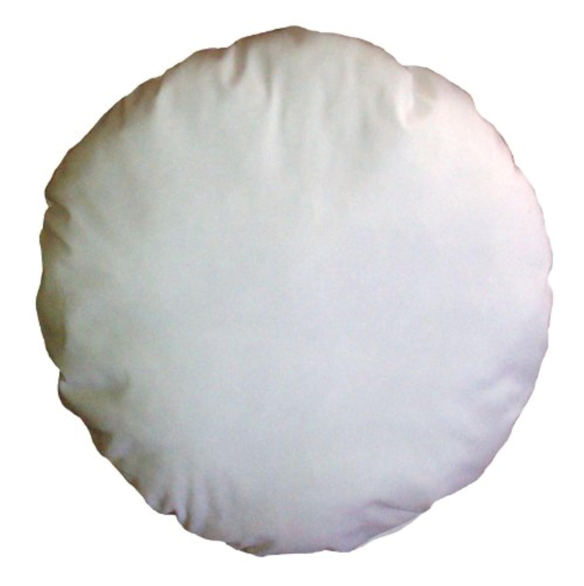 13 Inch Diameter Round Cotton-Blend Throw Pillow Insert, Comfortable