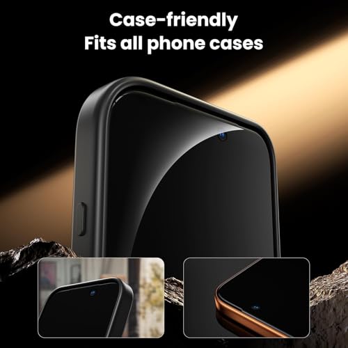 Image of EGOTUDE for iPhone Air Tempered Glass 9H Hardnes Edge-To-Edge Coverage Screen Guard Protector with Easy Fit Auto Dust Removal Kit