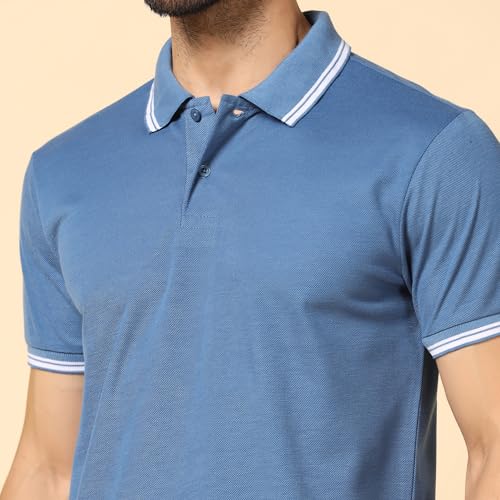 Image of INKKR Men's Solid Regular Fit T-Shirt