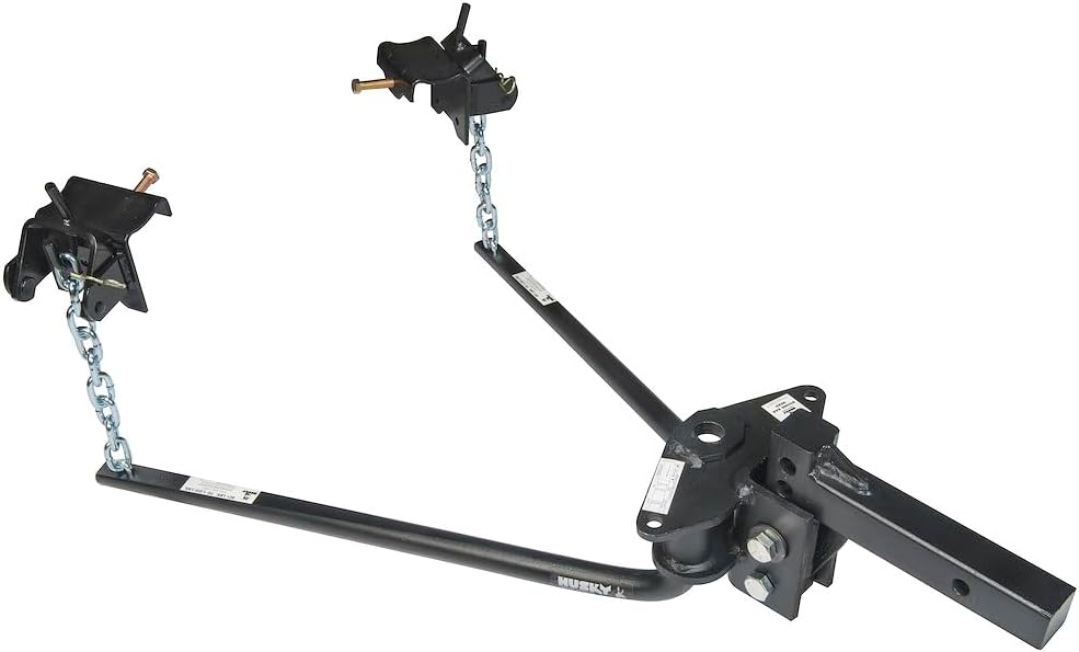 Husky 31421 Round Bar Weight Distribution Hitch with Bolt-Together Ball Mount/Shank Assembly 600 Lbs Max Tongue