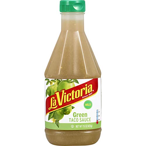 La Victoria Mild Green Taco Sauce, 15 Ounce (Pack of 12)