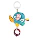 Lamaze L27526 Baby Spielzeug Eloy, der Elefant Mini Clip & Go, das hochwertige Kleinkindspielzeug. Der quietschbunte Greifling fördert Motorik und ist das perfekte Kinderwagenspielzeug und Kuscheltier
