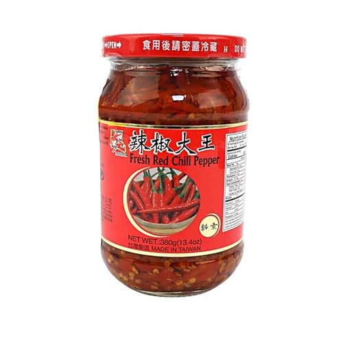 YIJIA | Master Salsa de Chili Rojo 350g - Pimiento rojo fresco en aceite de soja
