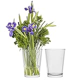 Hohe Qualität: die Vasen sind aus Kalknatronglas. Ökologie ist uns sehr wichtig. Deshalb sind unsere Vasen zu 100 % recycelbar. Spülmaschinenfest
