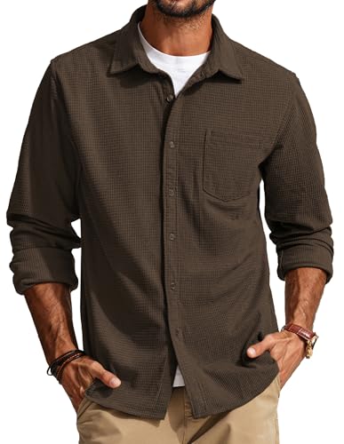 Chemise manches longues gaufrée PJ PAUL JONES look casual chic week-end