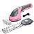 WORKPRO Cordless Grass Shear & Shrubbery Trimmer - 2 in 1 Handheld Hedge Trimmer 7.2V Electric Grass Trimmer Hedge Shears/Grass Cutter Rechargeable Lithium-Ion Battery and Type-C Cable - Pink Ribbon
