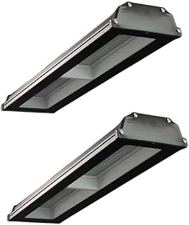 LUXULA Basic LED Hallenstrahler 100W 2 Stück 4000K Neutralweiß 10000lm IP65 IK06 - Industrie Deckenleuchte - Linear High Bay Hallenleuchte, Werkstattlampe, Garagenleuchte, Hallenbeleuchtung, Lager
