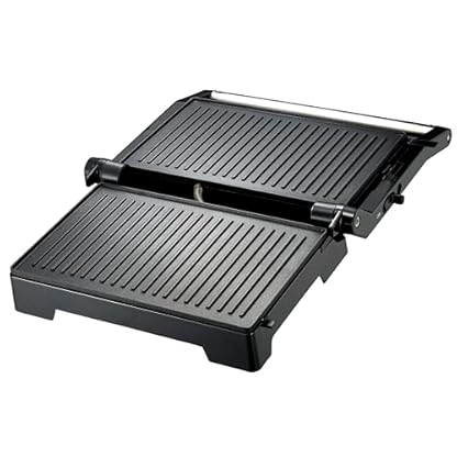 Melissa 16240111 Kontaktgrill, Kunststoff, Silber – Bild 4