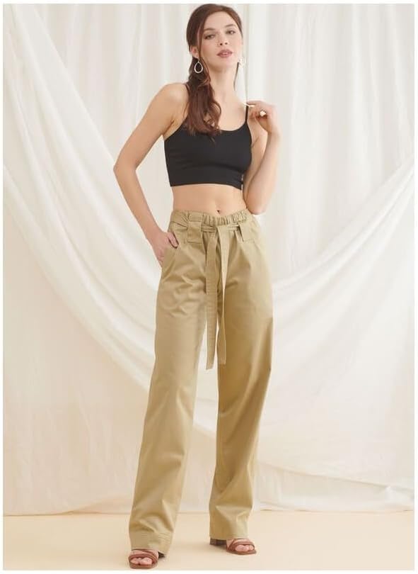 Simplicity Easy-to-sew Misses' Relaxed Fit Pants Sewing Pattern Packet, Design Code S9785, Sizes 8-10-12-14-16