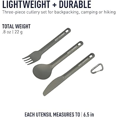 Sea to Summit Alpha Light Aluminum Camping Cutlery Set