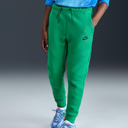 Nike Sportswear Tech Fleece Big Kids' Joggers (Stadium Green/Black/Black)2