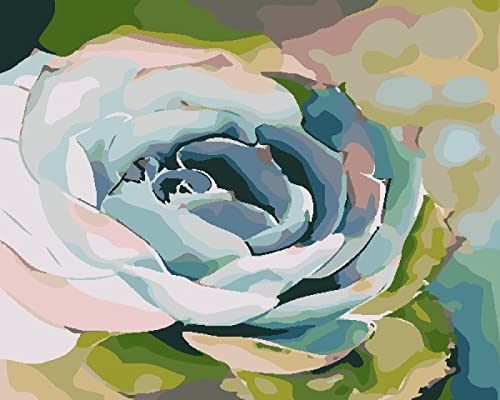 Kit peinture au diamant 5D fleur pour une décoration murale fait main