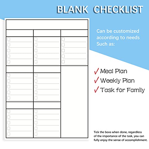 Lucycaz Weekly Dry Erase Board, 16" X 12" Magnetic Dry Erase Board For Wall, Hanging Double-Sided To Do List Whiteboard, Small Weekly Planning Board For School, Home, Office #TOP3