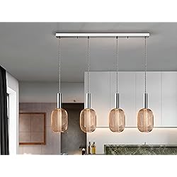 Lámparas Schuller Baratas Schuller LAMPARA 4L MICRON CROMO/ORO