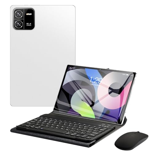 Tablets para Crianças: O Melhor Investimento para Educação e Diversão 5 3 em 1 Tablet, 10.1 Polegada,com Capa/Teclado/Mouse, Octa-Core,12...