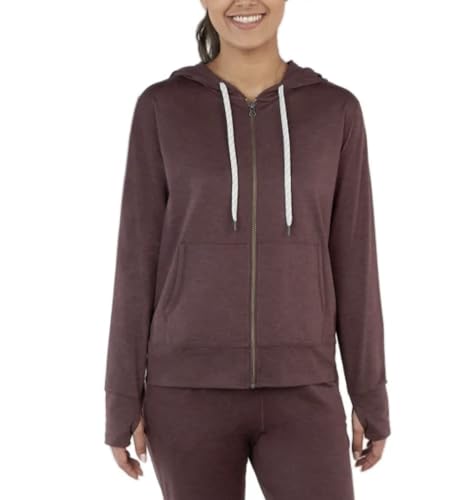Kirkland Signature Women's Moisture Wicking Lightweight Full Zip Hooded Jacket with Thumbholes2
