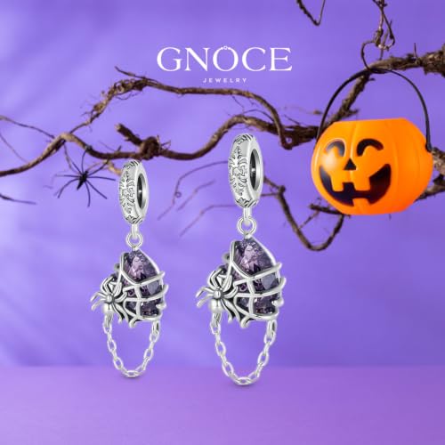 Image of GNOCE Halloween Charm Bracelet Fit Pandora Beads for Women Gift