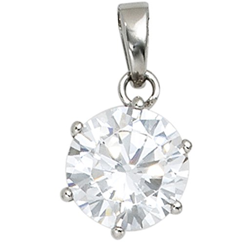Jobo Damen-Anhänger aus 925 Sterling Silber mit Zirkonia