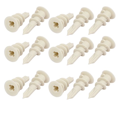 Aexit 14mmx32mm Pointed Tip Hollow-Wall Drywall Anchor Self-tapping Screw 15 Sets (c229855e2babca3c173dbb75231c65cf)