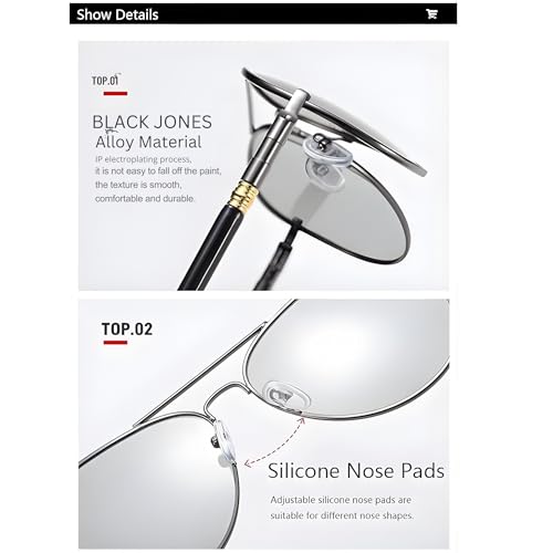 Black Jones Store Black Jones Polarized Sunglasses Black - Image 4