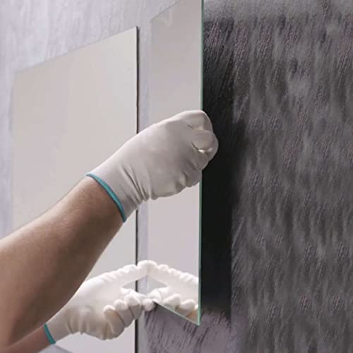 Akfix 900N Clear 100% Silicone Adhesive for Mirror (12x10.5 fl.oz.) - Solvent-Free Mirror Adhesive, Low Odor, Non-Corrosive, Durable, Fast Curing, Paintable, Flexible Silicone Caulk | Clear, 12 Pack