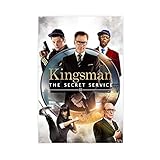 XIAOXIN Kingsman The Secret Service Movie Poster Restaurant Bar Club Decoration 2 Canvas Poster Bedroom Decor Sports Landscape Office Room Decor Gift Unframe:12x18inch(30x45cm)
