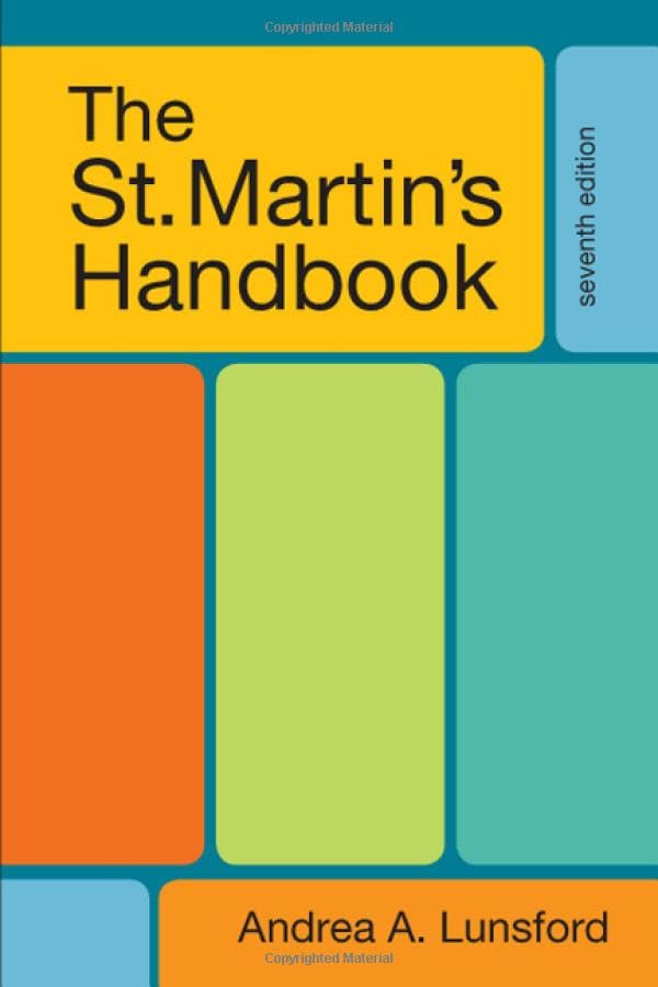 The St. Martin's Handbook, 7th Edition
