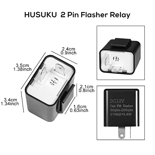 Adjustable 2 Pin 12V Motorcycle Indicator Turn Signal Flasher Relay Perfect Fit For Honda Grom Yamaha Harley Etc. Motorcycle Led Indicator Light #TOP1