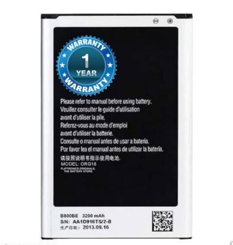 Image of THE BATTERY STORE Original B800BE Battery for Samsung Galaxy Note 3 N9000 N900 N900A N900T Battery with 1 Year Warranty****(RR223)