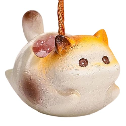 Figurine chaton mignon citrine et arbre minéral haut de gamme - 7