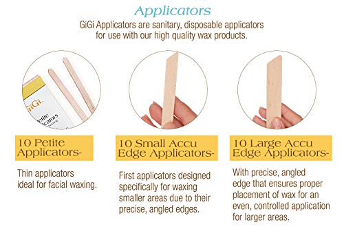 Image of Gigi Brazilian Waxing Kit - At-Home Hair Removal Kit with Warmer, Hard Wax, and Pre & Post Treatments for Face, Bikini, and Body, 1-Set
