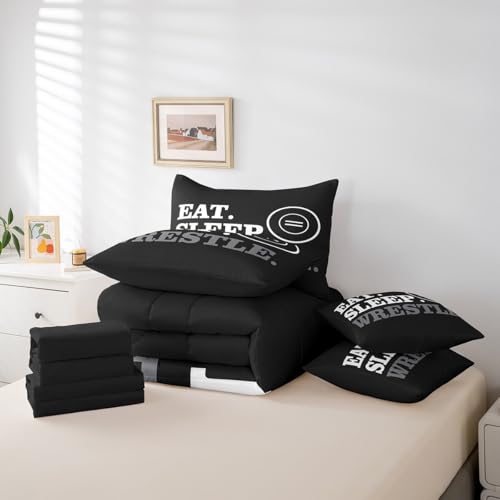 Image of Feelyou Wrestle Bedding Set Full Size 7 Piece for Kids Women Men