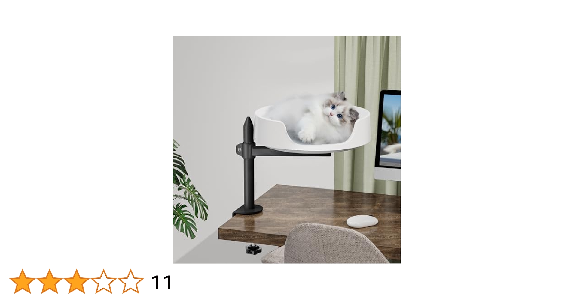 Amazon.co.jp: 猫用ベッド デスク用 高さのあるキャットハウス