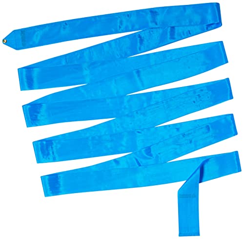 ササキ(SASAKI) 新体操 手具 リボン 国際体操連盟認定品 日本体操協会検定品 レーヨンリボン 長さ5m ターコイズブルー MJ-715-F